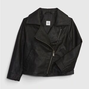 Gap Toddler Faux-Leather Moto Jacket 3T NWOT